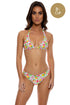 Luli Fama Limoncello Triangle Halter Top
